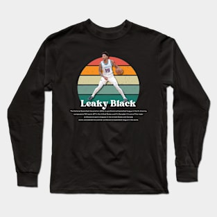 Leaky Black Vintage V1 Long Sleeve T-Shirt